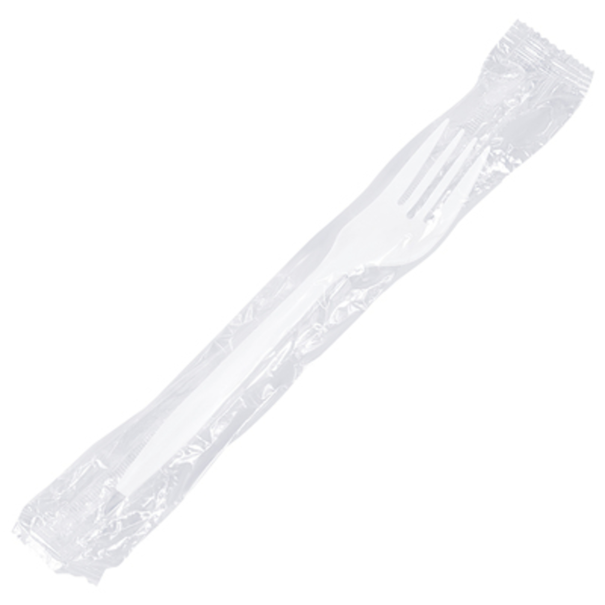 Individually Wrapped White Plastic Forks 1000/CS